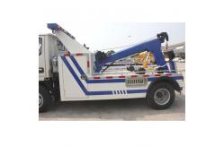 China Remote Control Platform Road Wrecker Recovery Truck With Crane 99km/h supplier
