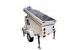 China Mobile Solar Surveillance Tower Solar Trailer For Construction Works supplier