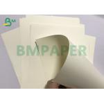 Cream Offset Printing 100gsm 140gsm Uncoated Ivory Paper Sheet 24 * 35