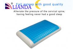China Fire Retardant Memory Foam Hydraluxe Cooling GelPillow Microfiber Fabric Outer Cover supplier