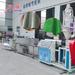 PVC Single Screw Profile Production Line Slow Pvc Profile Extruder Machine for sale