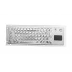 Stainless Steel Industrial Keyboard With Touchpad  / Rugged  Keyboard for sale