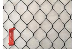 China 4.0mm Black Oxide Wire Rope Mesh Usd In Zoo Mesh supplier