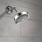 4Inch Single Wall Mounted Shower Head Adjustable Ball Joint In Chrome for sale
