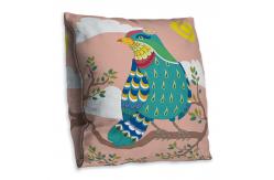 China Square Thin Chair Cushions , Printed No Fading Chair Seat Pads 500 - 1100G supplier