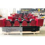 PU Wheel Pipe Welding Rotator , Tank Turning Rolls With Hand Box Control for sale