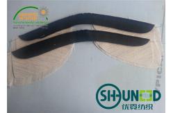 China Men Uniform Sleeve Heads With Hair interlining Dimension Stability supplier