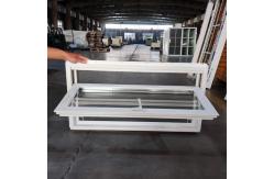 China Customized House UPVC Hopper Window For Toilet Basement Ventilation supplier