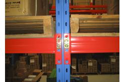 China Double Deep Cross Beam Selective Pallet Rack Uprights 1000kg/Layer supplier