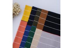 China Light And Comfortable Strong Durable Striped Knit Fabric For Casual Wear supplier