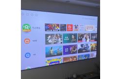China Nano Coated HD Projection Screens 170 Degree Wall Mounted Projection Screens White supplier