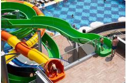 China Indoor Playground Swimming Pool Fiberglass Water Slides For Children supplier