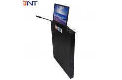 China Matte Black Motorized Monitor Lift With Theft Prevention Function supplier
