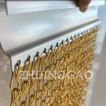 Lobby Partition Aluminum Chain Curtain Colors Treatment for sale