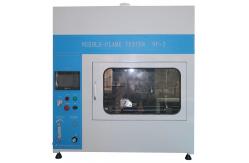 China PLC Touch Screeen Flammability Tester Needle Flame Test Apparatus For Cable supplier