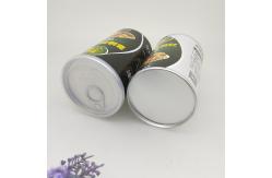 China Walnut Packaging Paper Composite Cans 100g / Cardboard Tube Containers supplier