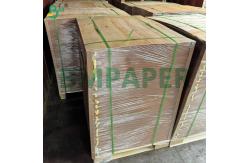 China Striped Kraft Paper Texture 40gsm One Side Machine Glazed Glossy For Wrapping supplier