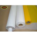 43T - 80PW High Tension Polyester Silk Screen Printing Mesh Yellow Logo Printed