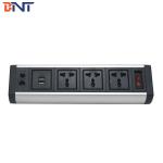 Aluminum Alloy Desktop Power Outlet For Multimedia Conference System for sale