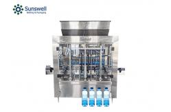 China Automatic Pure Water 2000bph Linear Filling Machine Gravity Filling supplier