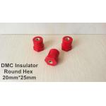JYZ-20 electrical insulator 20mmx25mm M8 round hex insulator support for sale