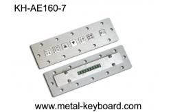 China Custom 7 Keys Outdoor Kiosk Industrial Metal Keyboard Rugged Vandal proof supplier