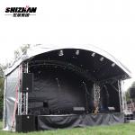 Aluminum Lighting Truss Tower Speech Space Frame Roofing Circular Roof Modular Shine Structure for sale