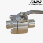 Manual High Pressure Ball Valve Two-Piece Butt Welding for sale
