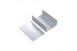 China Medium Duty Silver Steel Cable Tray For Wall Mounted Electrical Wire Management supplier