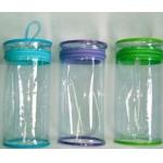 Fashion round transparent pvc cosmetic bags for sale