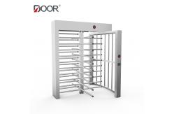 China 304 Stainless Steel Full Height Turnstile Pedestrian Revolving Gate Access Control System supplier