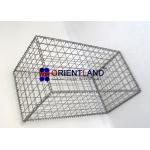 Galvanised Steel Welded Gabion Baskets Fence Stable Performance Weather Proof for sale