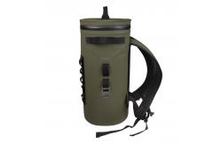 China Army Green Soft Cooler Backpack Water Resistant Reusable OEM supplier