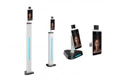 China Digital IR Face Recognition Thermometer Adults Fever Checking Machine supplier