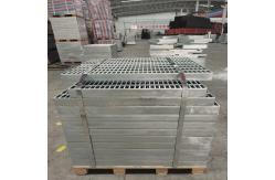 China 45mm Pitch 8mm Galvanized Steel Grating For Industrial Platforms supplier