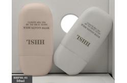 China Customized Plastic Sunscreen Bottles 50ml PE Bottle supplier