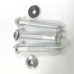 Self Tapping Screw Ss 304 , Stainless Steel Flange Head Self Tapping Screws Roofing Screws With Washer for sale