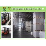 Anti Curl Wood Pulp Board Paper , GC1 GC2 / C1S Ivory Card Paper For Book Covers for sale