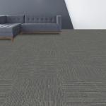 Anti Static Nylon Carpet Tiles 50x50cm High Low Loop Polypropylene Carpet Tiles for sale