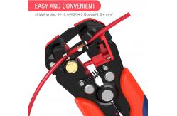 China Industrial Alloy Cable Stripping Tool , Multifunctional Wire Stripper Crimper supplier