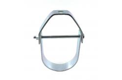 China 8'' Silver Conduit Clevis Hanger Metal Conduit Clamp Weather Resistance supplier