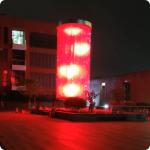 Dimmable Layout Pineapple 3D Pixel Led Lamp For Building Lighting