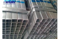 China Hot Dipped Square Galvanized Steel Pipe 40x60 1 Inch For Construction supplier