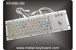 China Vandal Resistant Industrial Computer Keyboard with trackball , water resistant keyboard Metal supplier