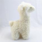 Soft Standing Creative Plush Llama Alpaca Toy Custom Safe Kids Playing Embroidery Doll