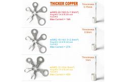China Copper Wire Fork Non Insulated Terminals Anticorrosive Practical 450PCS supplier