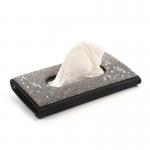 Diamond PU Leather Car Visor Tissue Box Napkin Holder for Car for sale