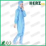 Safe Polyester Anti Static Work Clothes Esd Clothing Uniforms Coverall for sale