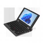 A7 laptops computer 7 inch cheap dual core double screen mini laptop intel J4125 DDR4 12G hard drive 256G laptop gaming netbook for sale