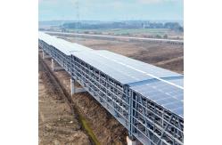 China Steel Distributed PV Bracket Plated With Aluminum Magnesium Zinc Material supplier